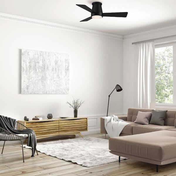 CACCISUN 20inch Smart Ceiling Fan with Lights Remote APP Control Modern Flush Mount Bladeless Ceili CACCISUN 27\" Smart Ceiling Fan with Lights and Remote, Modern Flush Mount  Enclosed Ceiling Fan, Low Profile Dimmable Indoor Ceiling Fan Light for