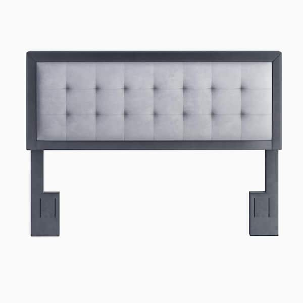 Zoe upholstered panel deals headboard