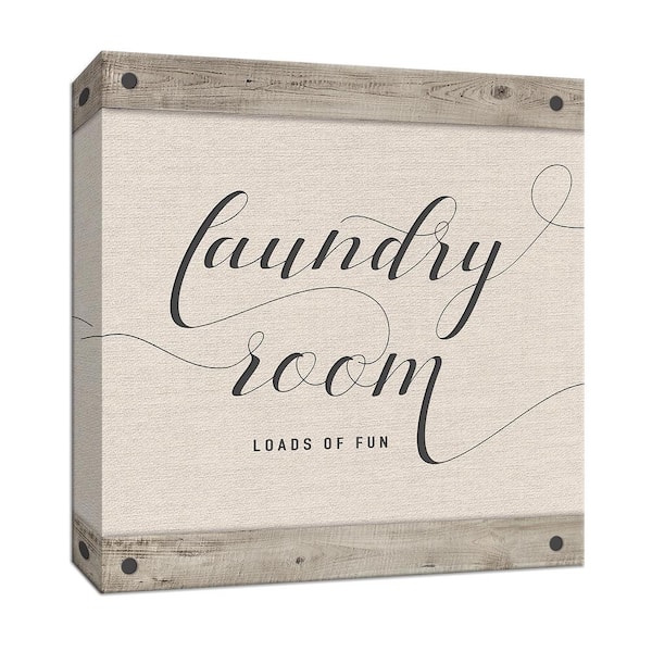 PTM Images 15 in. x 15 in. ''Laundry Room'' By Canvas Wall Art