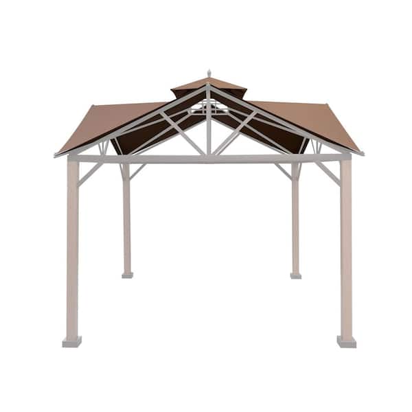 APEX GARDEN Replacement Canopy Top for The Style Selections Gazebo Model #TPGAZ2307