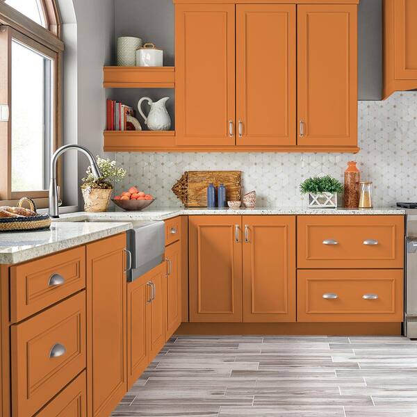 1 qt. #P230-7 Acapulco Sun Semi-Gloss Enamel Interior/Exterior Cabinet, Door & Trim Paint