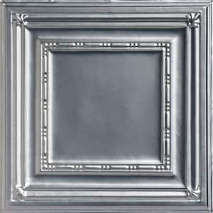 Eyelet Lacquered Steel 2 ft. x 2 ft. Decorative Tin Style Lay-in Ceiling Tile (48 sq. ft./case)