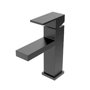 Santorini 1-Handle Single Hole Bathroom Faucet in Gun Metal