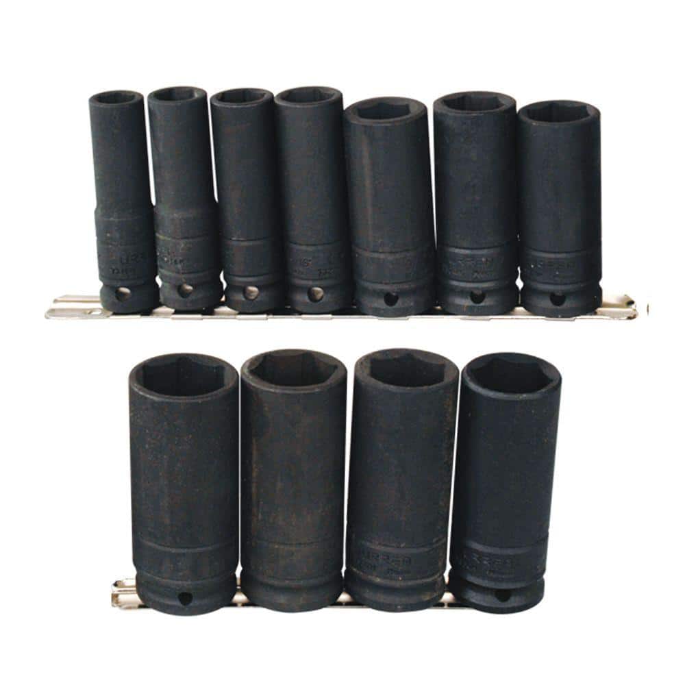 1/2 in. Drive Deep 6-Point Impact Socket Set (11-Piece) price history on PriceWatchPro