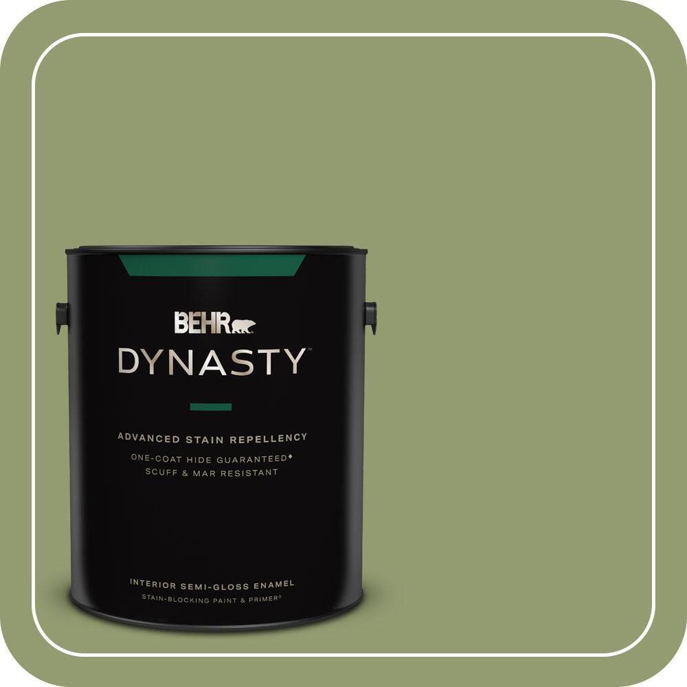 1 gal. #PPU11-04 Alamosa Green One-Coat Hide Semi-Gloss Enamel Interior Stain-Blocking Paint & Primer price history on PriceWatchPro