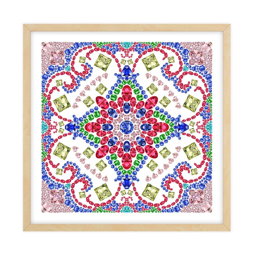 Nature Kaleidoscopes Framed Animal Art Print 18 in. x 18 in.