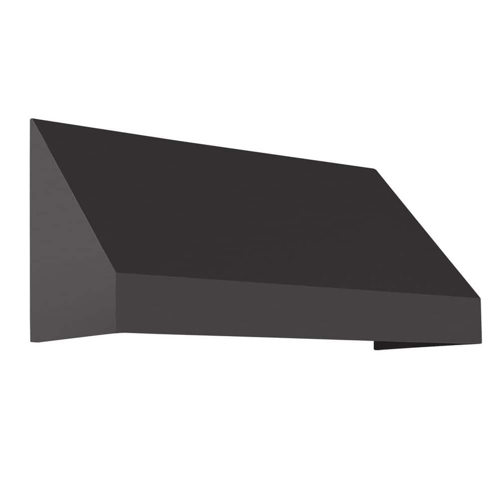 7.38 ft. New Yorker Acrylic Fabric Fixed Awning (88.5 in. W x 24 in. H x 48 in. D) in Black price history on PriceWatchPro