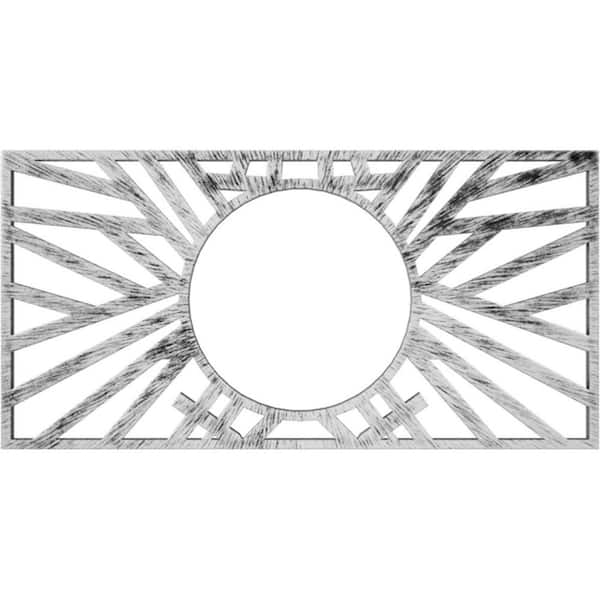 Ekena Millwork 0.75 in. x 28 in. x 14 in PVC Medallion Moulding