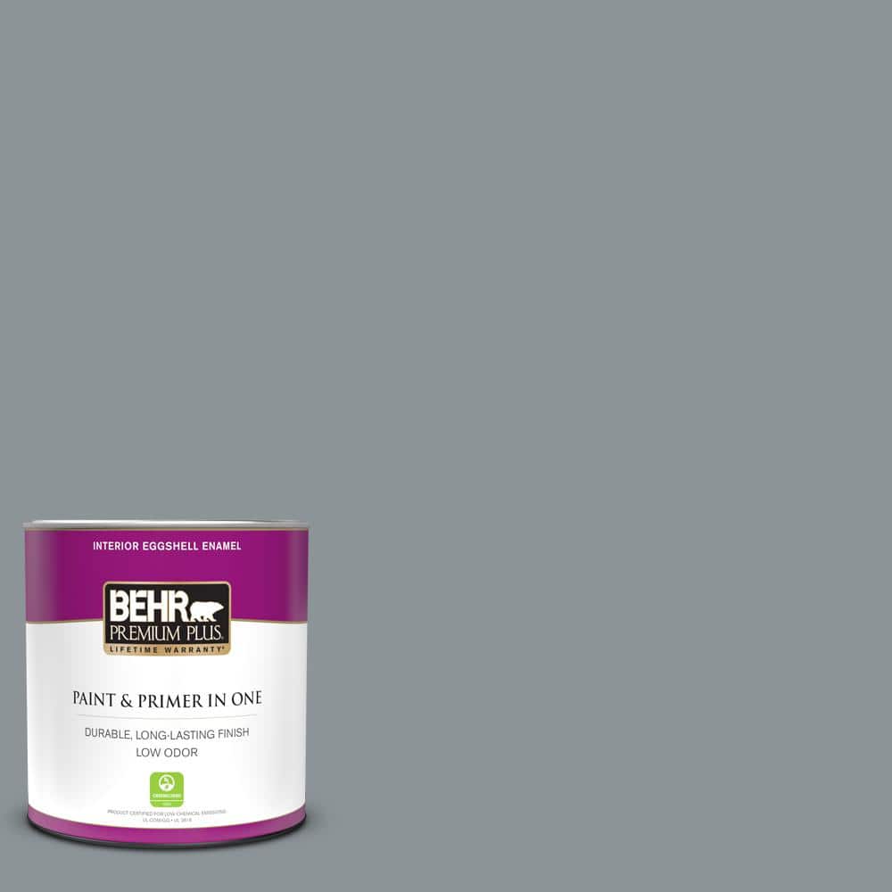 BEHR PREMIUM PLUS 1 qt. N4504 Moonquake Eggshell Enamel BEHR PREMIUM PLUS 1 qt. N4504 Moonquake Eggshell Enamel