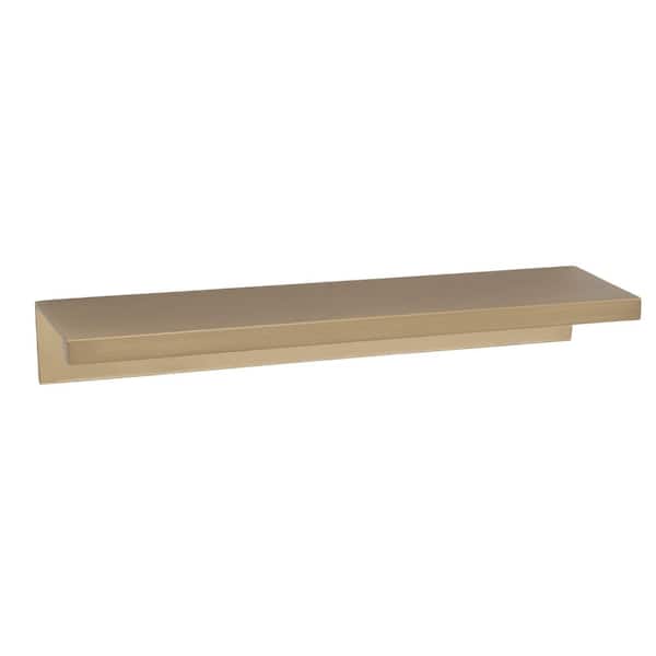Ethan 4 in. (102 mm) Center-to-Center Champagne Bronze Edge Drawer Pull