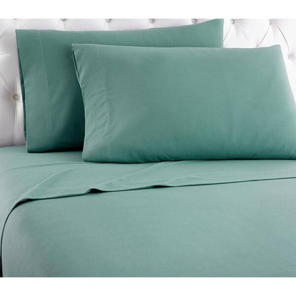 Micro Flannel 3-Piece Spruce Twin Sheet Set