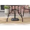 10ft patio umbrella with base 10ft Large Round Cantilever Patio Umbrella with Base Included, Windproof  Offset Umbrella with 360Rotation and 0.07" Thickened Aluminum Pole, Heavy