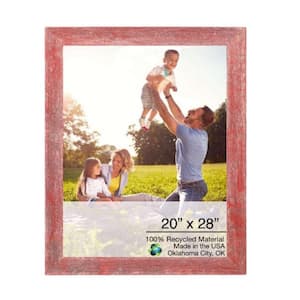 Victoria 20 in. W. x 28 in. Rustic Red Picture Frame