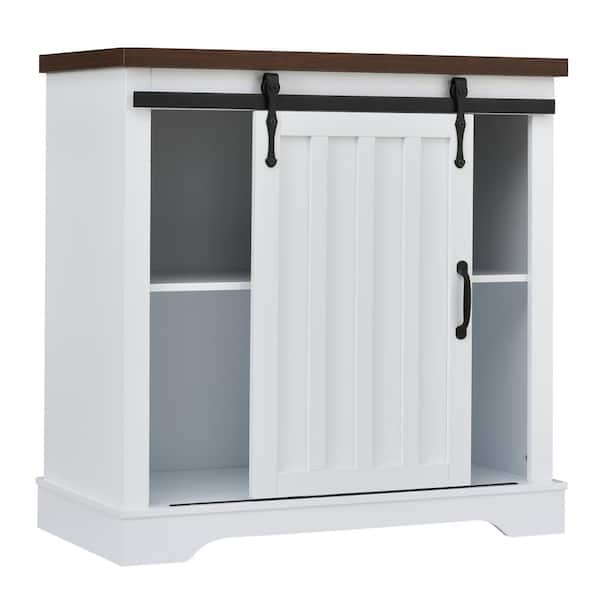 Unbranded Avondale 31.50-in W x 15.70-in D x 31.90-in H in White MDF Ready to Assemble Floor Base Kitchen Cabinet with Storage