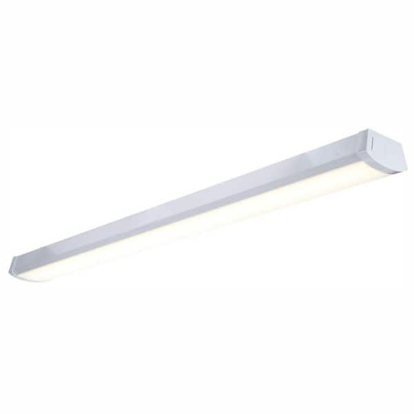 Lithonia Lighting Contractor 4 Ft 40, 4 Ft Wraparound Fluorescent Ceiling Fixture
