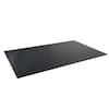 RUBBER KING 4 ft. x 6 ft. x 0.118 in. Black Rubber Fitness Utility Mat (24 sq. ft.) RE59VN4X603010RBI