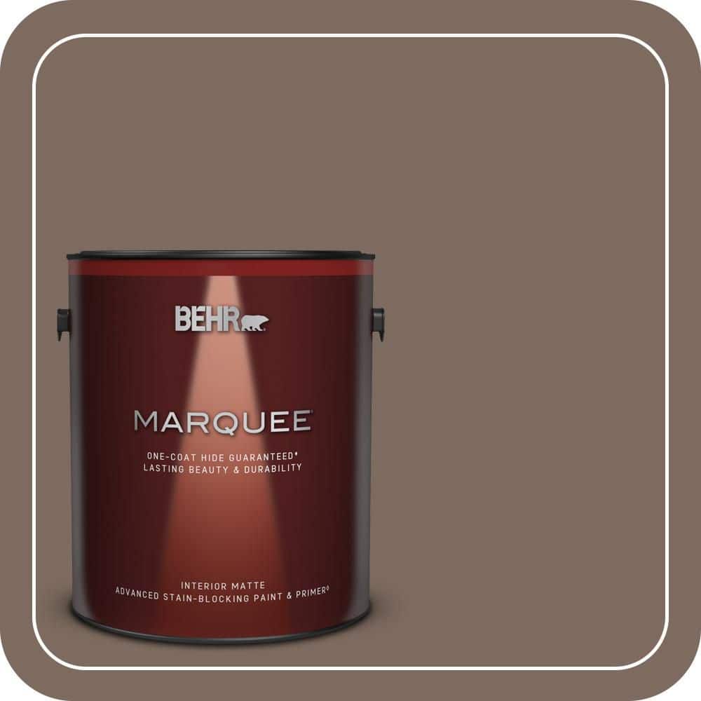 BEHR MARQUEE 1 gal. #N180-6 Derby Matte Interior Paint & Primer