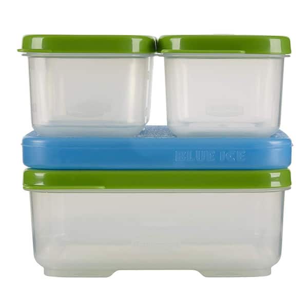 Greenbrier International, Inc. Bluey Lunch Box 2 Piece Set Kit - Includes 1 Reusable Sandwich Container and 1 Snack Bowl Kids Lunch Box Travel to Go