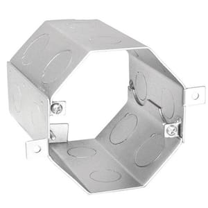 4 in. D Octagon Concrete Box with Conduit KOs (1-pack)