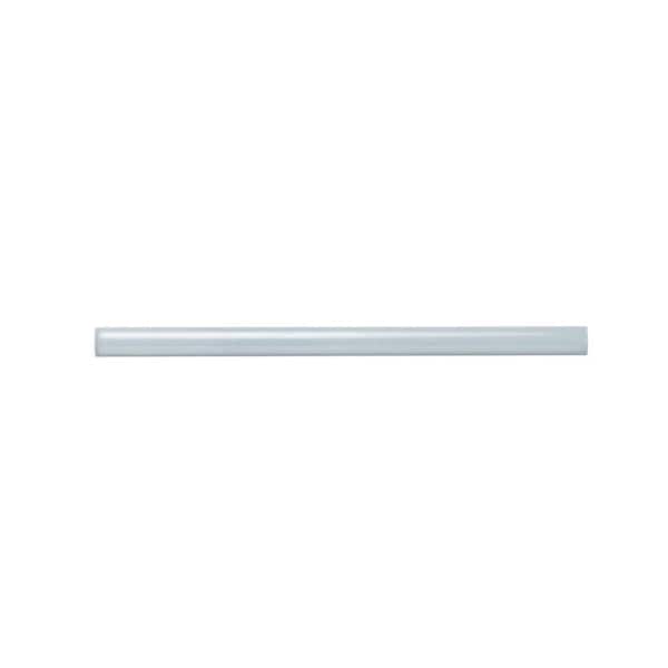 Silken Benjamin Moore Smoke 0.5 in. x 7.9 in. Glossy Ceramic Pencil Tile Trims (0.3 sq. ft./case) (10-pack)