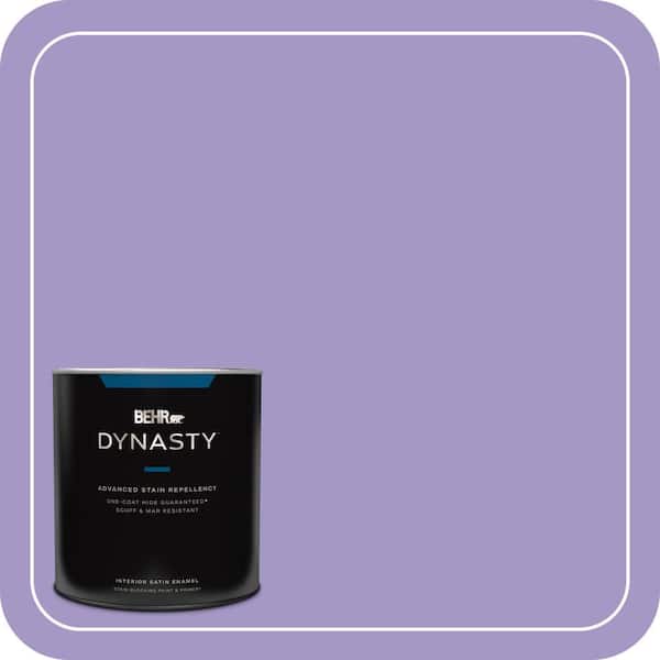 BEHR DYNASTY 1 qt. #640B-5 Bloomsberry Satin Enamel Interior Stain-Blocking Paint and Primer