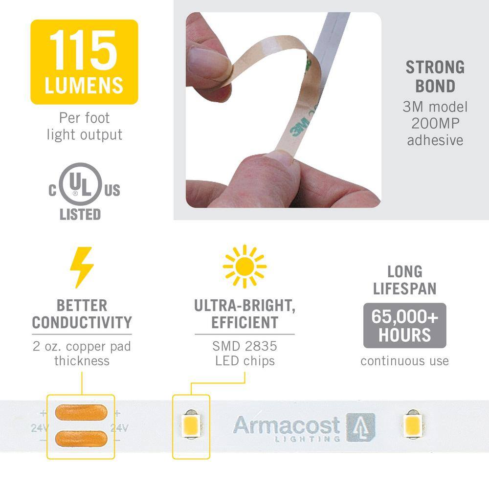 RibbonFlex Pro 24V 2700K Warm White LED Tape Light