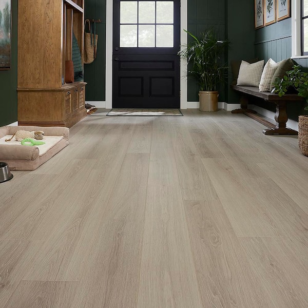Pergo Outlast+ XL Light Ledford Oak 12 mm T x 8.35 in. W x 54.33