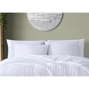 Julie 3-Piece White Queen Polyester Comforter Set