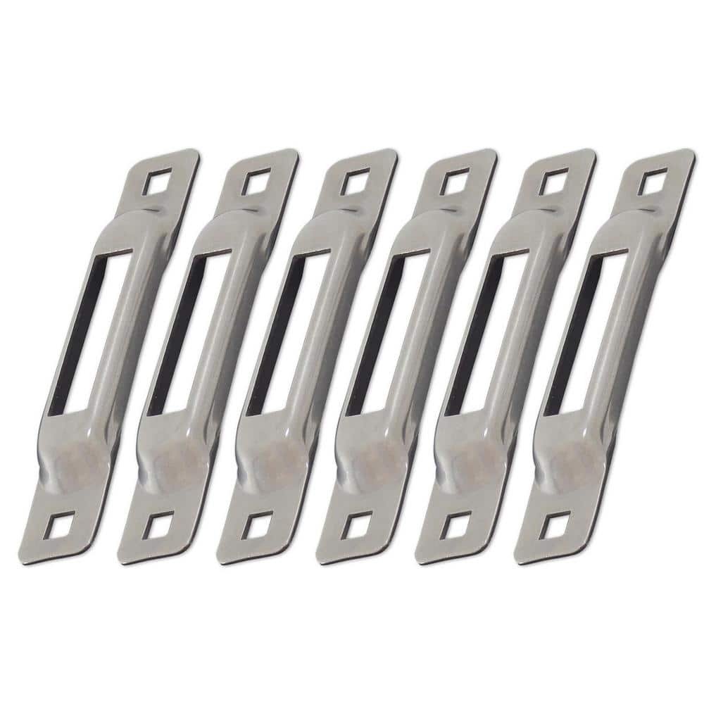 SNAP-LOC Stainless Steel E-Track Single Strap Anchor (6-Pack