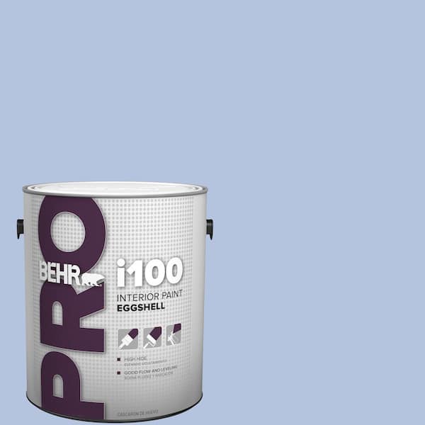 BEHR PRO 1 gal. #600C-3 Periwinkle Bud Eggshell Interior Paint