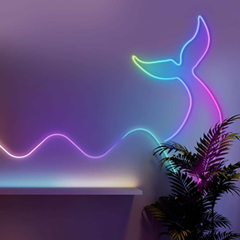 Govee 6.5ft RGBIC Multicolor LED Neon Rope Light