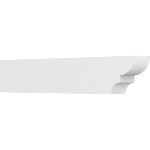 Ekena Millwork 5 in. x 8 in. x 42 in. Ridgewood PVC Rafter Tail Brace