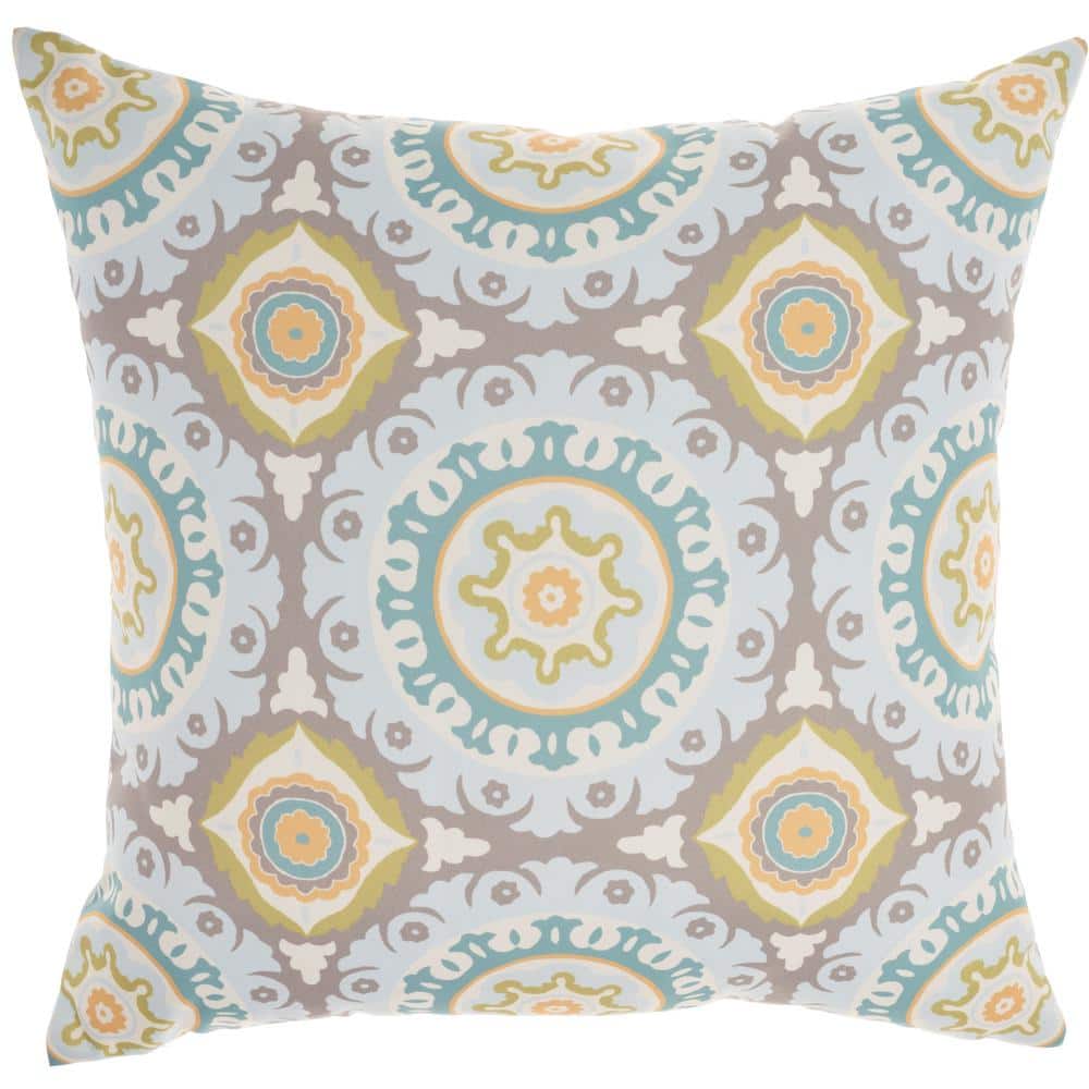 Waverly Waverly Jade Green Stain Resistant 20 in. x 20 in. Indoor