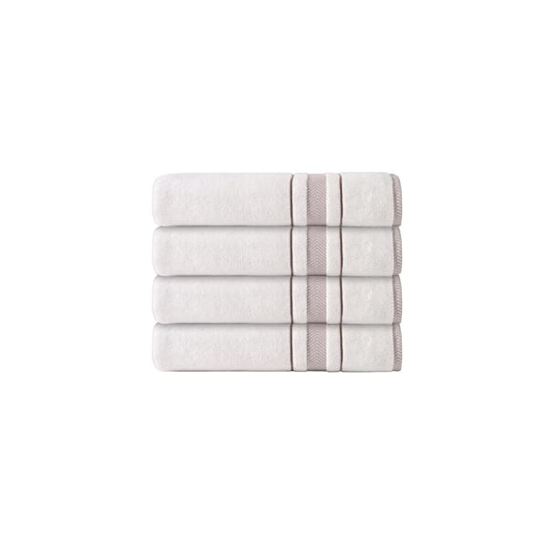 Unbranded Enchasoft 4 pcs Cream Turkish Cotton Hand Towels