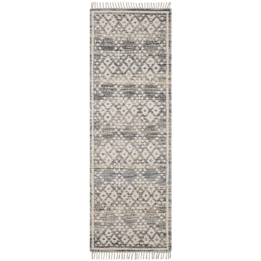 Rivers 2 ft. 6 in. x 7 ft. 6 in. Denim/Ivory Traditional Runner Rug price history on PriceWatchPro