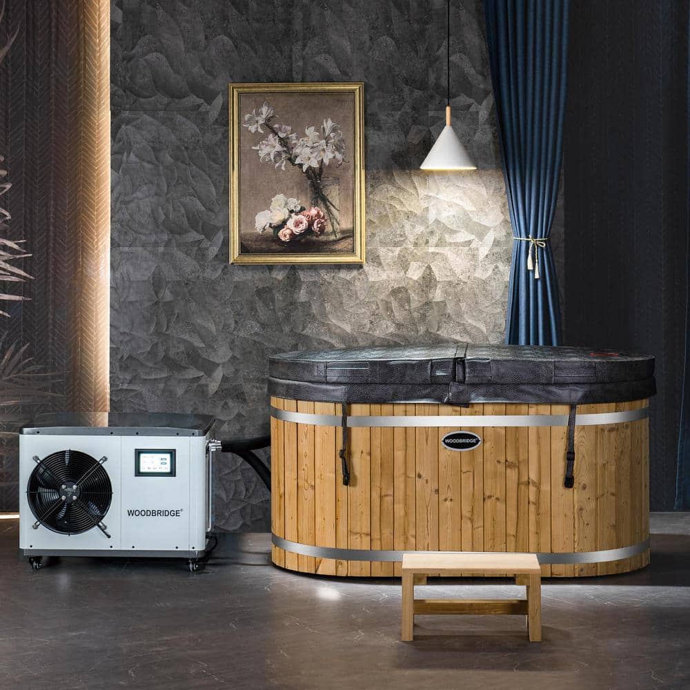 WOODBRIDGE 59 in. 1-Person 0-Jet Standard Cold Plunge Ice Bath Tub