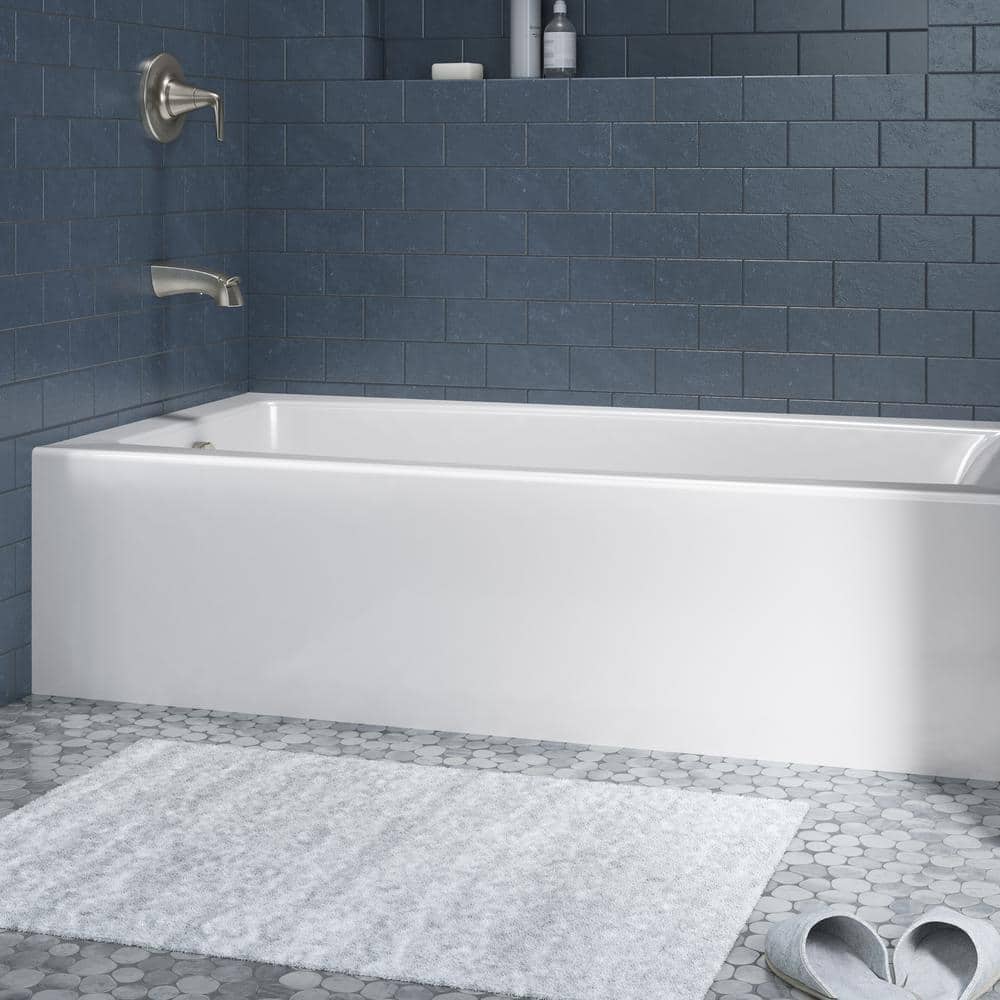 KOHLER Elmbrook 60 in. x 30.25 in. Soaking Bathtub with Left KOHLER Elmbrook 60 in. x 30.25 in. Soaking Bathtub with Left