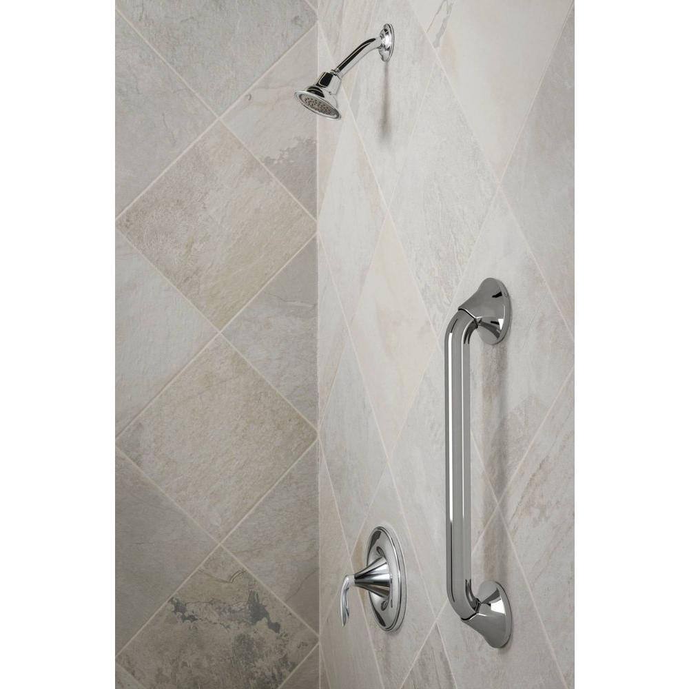 Eva 24-Inch Chrome Stainless Steel Bathroom Grab Bar