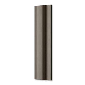0.9 in. x 1.97 ft. x 7.87 ft. Acoustic/Sound Absorb 3D Oak Overlapping Wood Slat Decorative Wall Paneling (1-Pack)