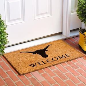 Longhorn Welcome Doormat, 30" x 48"