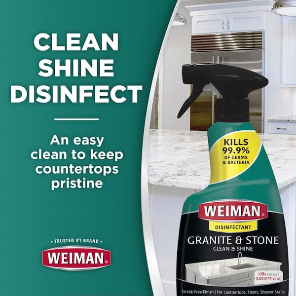 Granite And Stone Countertop Cleaner, Laminate Countertop Cleaning And Shining Solution