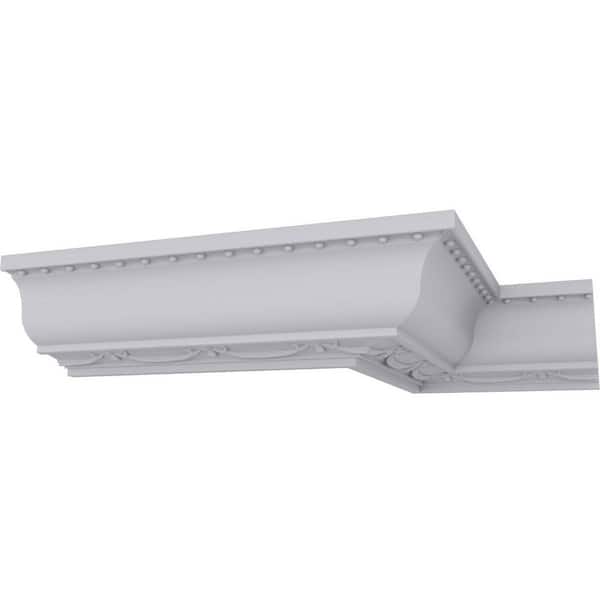 Ekena Millwork SAMPLE - 3-5/8 in. x 12 in. x 3 in. Polyurethane Federal Crown Moulding