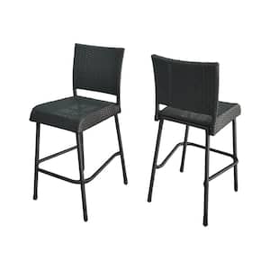 Timothy Gray Plastic Outdoor Bar Stool (2-Pack)