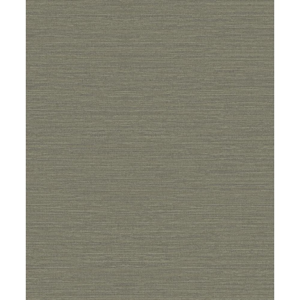 Unbranded Boutique Collection Bronze Horizontal Weave Effect Non-Pasted Paper on Non-Woven Wallpaper Sample