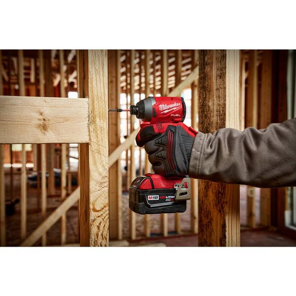 Milwaukee M18 FUEL 18V Lithium-Ion Brushless Cordless 1/4 in. Hex Impact Driver (Tool-Only)