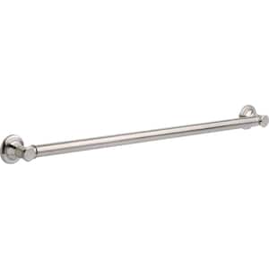 Traditional 36 in. x 1-1/4 in. Concealed Screw ADA-Compliant Decorative Grab Bar in Stainless