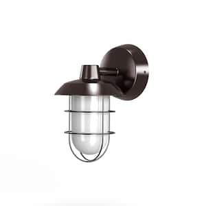 75W Equivalent Integrated LED Bronze Outdoor Wall Mount/Pendant Residential Area Light, 1000 Lumens, 3 CCT Selectable