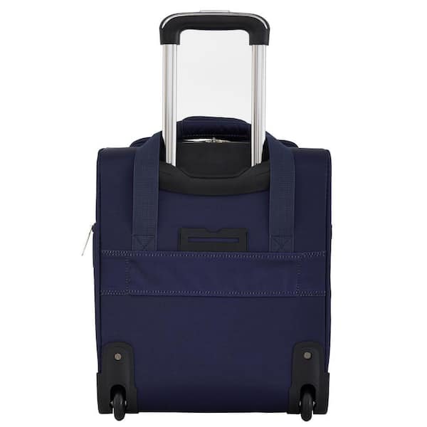 French Connection 16 in. Blue Underseater Carry-On W/Usb Feature