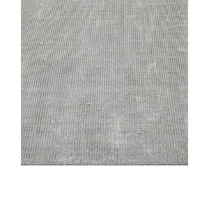 Cordi Contemporary Solid Mist 5 ft. x 8 ft. Hand-Knotted Area Rug