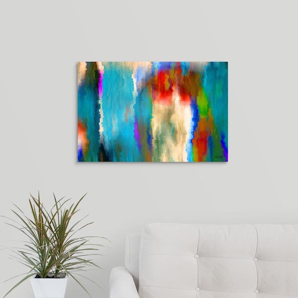 GreatBigCanvas 16-in H x 24-in W Abstract Print on Canvas | 2490316-24-24X16